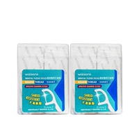 Watsons, зубная нить, портативная упаковка, 100 шт