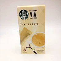 Starbucks Starbucks через кофейный ваниль vanilia latte free Quicked Quick -Soduble Coffee 108 грамм