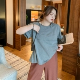 Летняя цветная футболка с коротким рукавом для отдыха, делается под заказ, 2020, большой размер, по фигуре