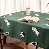 Милая ткань, водонепроницаемый журнальный столик, прямоугольная книга из ткани, кот, из хлопка и льна, увеличенная толщина