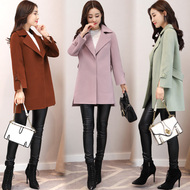 Chống mùa giải phóng mặt bằng màu caramel cashmere áo len nữ phần dài Hàn Quốc phiên bản 2018 mùa thu và mùa đông mặc áo len mới áo dạ cho phụ nữ 40 tuổi