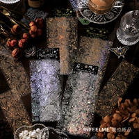 Yueye Hoshiko S Трехмерное горячее покрытие, наклейка с серебряными домашними животными наклейка, цветок карты Dauru Card Account Collage Material Sticker