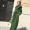 Mùa thu đông 2018 của phụ nữ mới retro lỏng lẻo trùm đầu siêu dài trên đầu gối áo len hoa dày - Áo khoác dài áo dạ nữ dáng dài hàn quốc