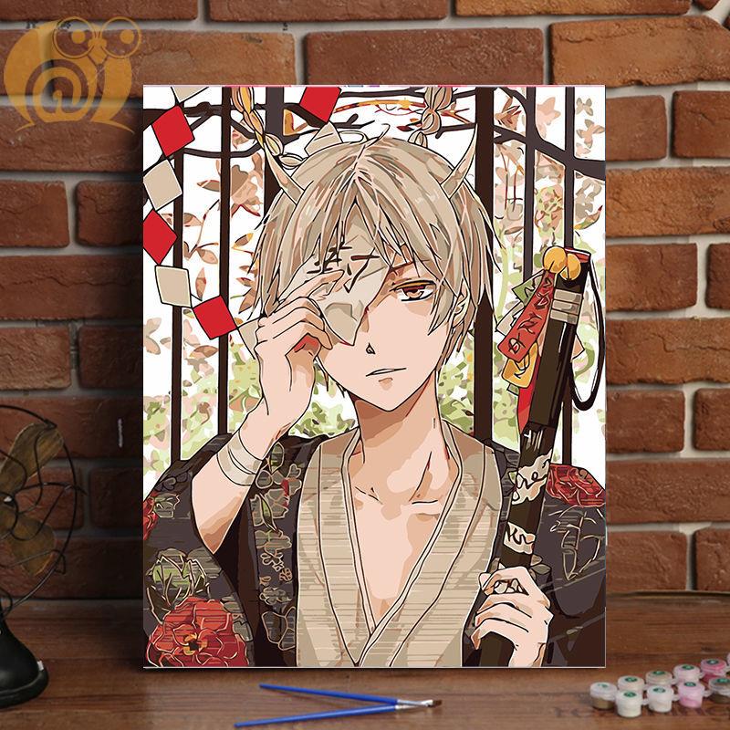 A044 - Xia MuguizhiDigital oil painting diy fill Oil painting customized comic scenery character Color painting manual  Decorative painting