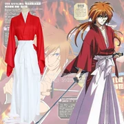 Anime Nhật Bản Rogue kiếm trái tim 绯 村 剑心 cos quần áo kimono Trang phục cosplay Kendo - Cosplay