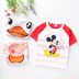 Quần áo trẻ em bán buôn gian hàng cung cấp trẻ em mùa hè ngắn tay t- shirt khâu t- shirt phim hoạt hình mickey lợn 2-4 tuổi bông Áo thun