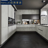 Открытая простота ван Луо и современный общий шкаф на заказ кухонный кухонный шкаф на заказ на заказ на стол