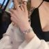 Phiên bản hẹp kim cương đầy đủ của vòng tay nữ thời trang châu Âu và Mỹ đơn giản và đơn giản, vòng tay hipster thủy triều đỏ cá tính Phiên bản Hàn Quốc của trang sức đơn giản - Vòng đeo tay Cuff vòng tay cartier Vòng đeo tay Cuff