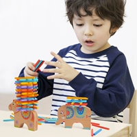 Конструктор, дженга, настольная игра, интерактивная игрушка, слон, учит балансу, для детей и родителей