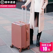Vẻ đẹp hồng công chúa 2018 đa chức năng tích hợp lớn nữ sinh viên khóa kéo vali vali kéo nữ