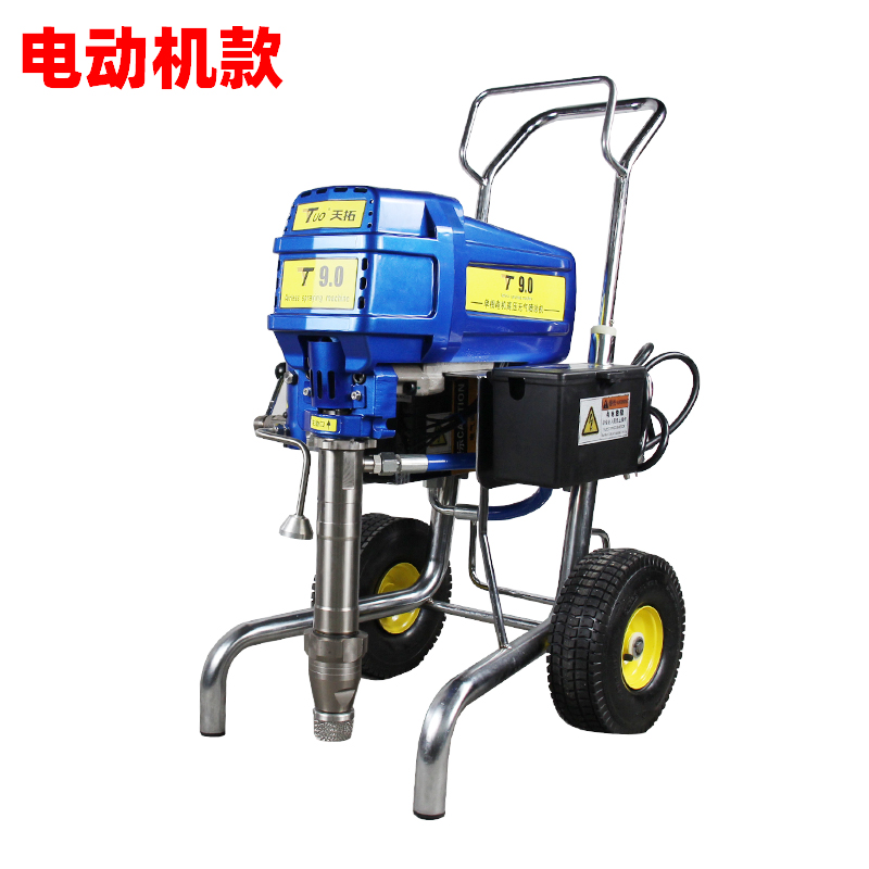 Standard Configuration Of Tiantuo T9.0 (Motor)tanto  Putty powder Spraying machine paint Latex paint pigsty polyurethane JS Waterproof material high pressure Airless Spraying machine