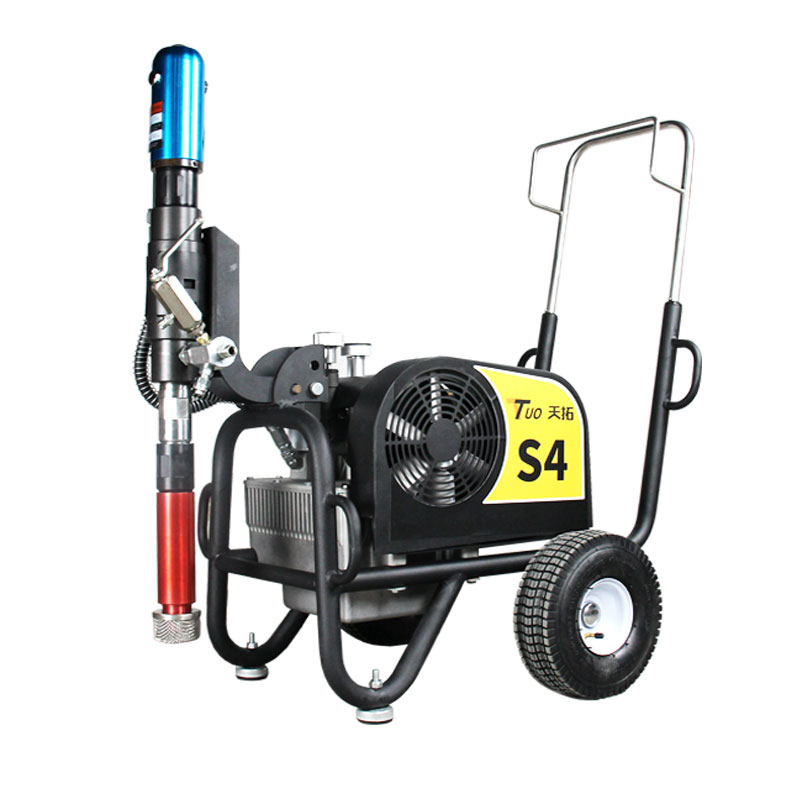 Standard Configuration Of Tiantuo S4tanto  Putty powder Spraying machine paint Latex paint pigsty polyurethane JS Waterproof material high pressure Airless Spraying machine