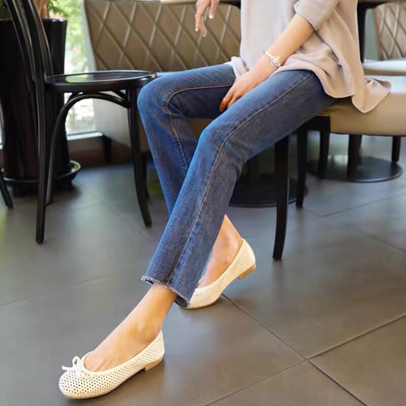 Straight-leg cigarette tube jeans for women's summer 2022, a thin new style, a bestseller for women in 2021, 8-inch and 9-inch pants