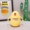 Cốc nhỏ màu vàng gà mẫu giáo bé học sinh rơm thủy tinh trẻ em dễ thương gà phim hoạt hình cốc nước động vật - Tách