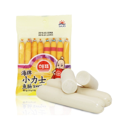 5 包 5 5 5 5 5 力 力 力 力 力 80G Детская рыбная кишечная кодекса кишечная колбаса закуси