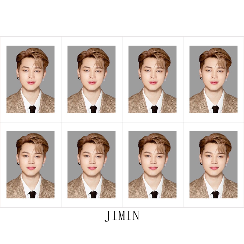 JIMINBulletproof Youth League FESTA8THANNIVERSARY8  periphery Same One inch ID Photo