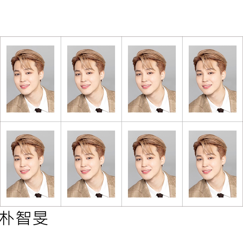 Park Chi MinBulletproof Youth League FESTA8THANNIVERSARY8  periphery Same One inch ID Photo