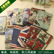 Bảng điểm nổi bật! Nước mỹ khăn trải bàn dài bảng giường cờ tủ TV vải bảng cờ placemat đa màu tùy chọn