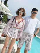 Cặp đôi áo tắm công viên nước 2019 mới hè trung tính đẹp trai nam nữ trọn gói Dongdaemun trọn gói - Vài đồ bơi