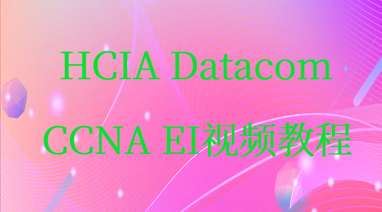 HCIA Datacom+CCNA EI视频教程