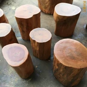 Rễ khắc phân gỗ Khối gỗ cọc gốc bàn cà phê bàn ​​trà với phân lớn tấm khung tròn ghế gỗ tròn - Các món ăn khao khát gốc