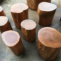 Rễ khắc phân gỗ Khối gỗ cọc gốc bàn cà phê bàn ​​trà với phân lớn tấm khung tròn ghế gỗ tròn - Các món ăn khao khát gốc bàn ghế gốc cây đẹp nhất