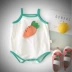 Baby apron mùa hè mỏng phần bụng bé sling jumpsuit dễ thương quần áo sơ sinh vest phong cách mùa hè thủy triều - Áo liền quần bodysuit chất nỉ bông hàn quốc Áo liền quần