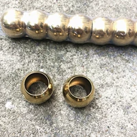 Внешний диаметр 30*17,5 Двойной -отверстие для шарика Золото 304 Один золотой шарик