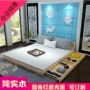 Rắn gỗ giường tatami 1,5 m 1,8 m lùn kiểu Nhật giường trẻ em giường nền tảng có thể được tùy chỉnh đôi đơn Banchuang - Giường giường trẻ em