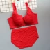 Năm sinh của đám cưới màu đỏ siêu mỏng ren gợi cảm quy tụ quý cô full cup bra bra set c cup đồ lót dây	 Bộ đồ lót