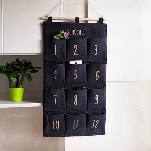 Ткань, система хранения, подвесной органайзер, настенная коробочка для хранения, мобильный телефон, медицинская маска, сумка для хранения, из хлопка и льна