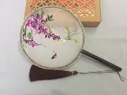 Handmade thêu bộ vật liệu tự làm gói thêu mới cung điện fan hâm mộ nhóm fan hâm mộ clip màu tím đậu