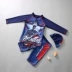 Áo tắm siêu nhân nam 2-3 tuổi Trẻ em 4-5 Cậu bé 8-12 Người nhện Đội trưởng Mỹ Áo tắm cho trẻ em - Bộ đồ bơi của Kid Bộ đồ bơi của Kid