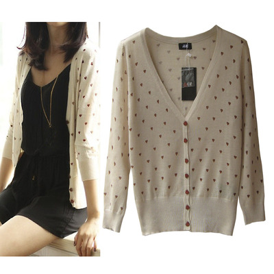 taobao agent Knitted ultra thin summer clothing, sweater, cardigan