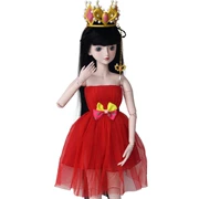 Ye Luoli búp bê 60cm công chúa váy quần áo giày gối tóc giả thay đổi quà tặng trang điểm đầy đủ các phụ kiện đồ chơi trẻ em