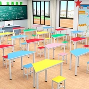 Học sinh tiểu học và trung học màu ghế nội thất trường học tư vấn đào tạo lớp màu mẫu giáo nghệ thuật bàn - Nội thất giảng dạy tại trường