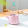 Không chỉ thanh lịch celadon dầm nồi gốm bộ ấm trà phong cách Nhật Bản màu hồng hoa ấm trà đơn nồi ấm trà sáng tạo - Trà sứ bình thủy tinh pha trà
