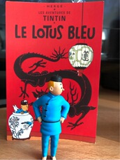 Деревянная кукла pvc 丁丁 蓝莲花 手办