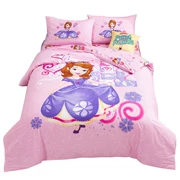 Bộ đồ giường trẻ em cotton bốn bộ chăn hoạt hình chăn bông công chúa gió cô gái ba mảnh - Giường trẻ em / giường em bé / Ghế ăn