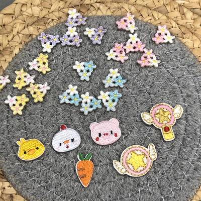 taobao agent DIY doll doll clothes make clothing auxiliary materials cloth stickers cartoon cloth sticker animal cloth stickers