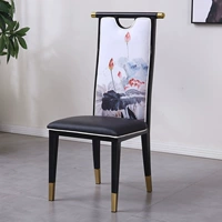 Черный стул легкий роскошный черный лотос