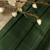 Радужная зеленая студенческая юбка в складку, сделано на заказ