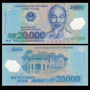 [Asia] UNC mới Việt Nam 20.000 Lá chắn 20.000 Tiền giấy Nhựa Tiền xu nước ngoài Tiền giấy