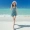 Phiên bản mới của Hàn Quốc của áo tắm nhỏ ngực bảo thủ thời trang mỏng che bụng Slim áo tắm suối nước nóng nữ Xiêm váy góc phẳng - Bộ đồ bơi One Piece