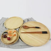 New Nhật Bản khay gỗ khay hộ gia đình vòng rắn tấm gỗ tấm cup đĩa trái cây món ăn bằng gỗ