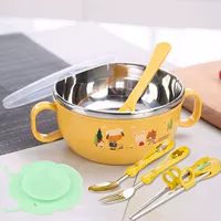 7717-Yellow+Spoon Fork Capersticks [отправка всасывающей чашки]