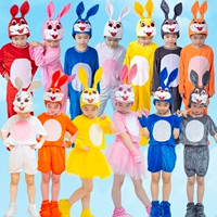 bexinhshop shop Trang phục biểu diễn động vật thỏ nhỏ dành cho trẻ em trang phục khiêu vũ thỏ con cho trẻ em trang phục biểu diễn đẹp