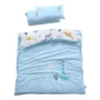 Nursery chăn bông giường ba mảnh trẻ em, nôi em bé ngủ trưa sản phẩm chứa lõi Liu Jiantao mùa đông - Bộ đồ giường trẻ em 	ra giường cho bé