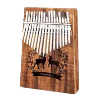 Nhạc trắng gấu ngón tay cái piano Kalimba 17 giai điệu cầm tay cho người mới bắt đầu chơi piano ngón tay cái - Nhạc cụ phương Tây đàn guitar yamaha