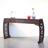 Ming và Qing Dynasties đồ nội thất cổ điển trường hợp lưu trữ quan tài cũ trường hợp Zen hiên cho bàn Trung Quốc cổ gỗ rắn đầu phẳng - Bàn / Bàn bàn ghế gỗ tân cổ điển	